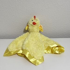 Cloud Island Yellow Chick Chicken Security Blanket Lovey Lovie Satin Blankie